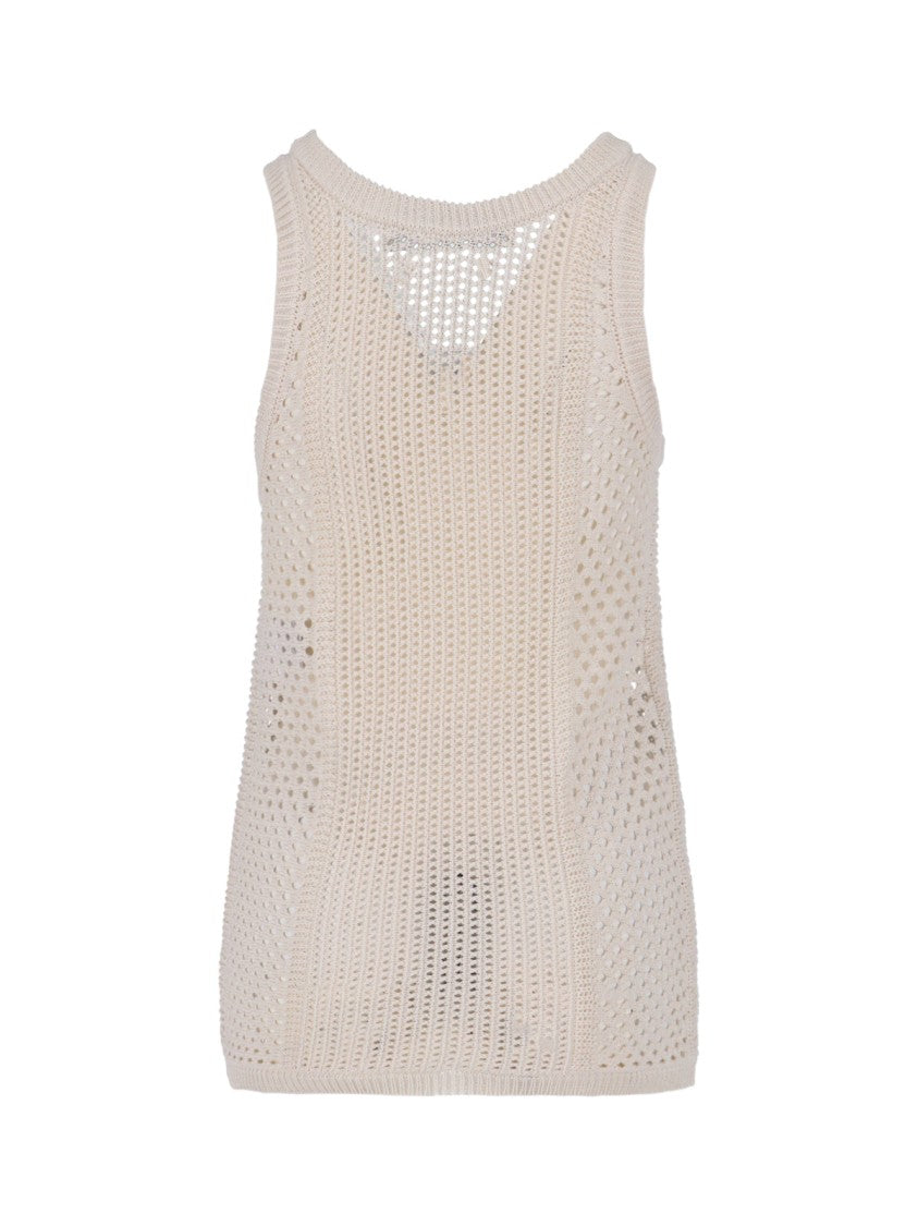 Golden Goose Crisp White Top With Classic Silhouette And Smooth Texture