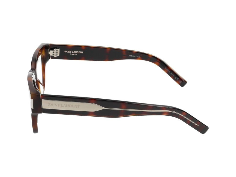 Saint Laurent Eyeglasses Sl 661 002 Havana Crystal Transparent 50/22/145
