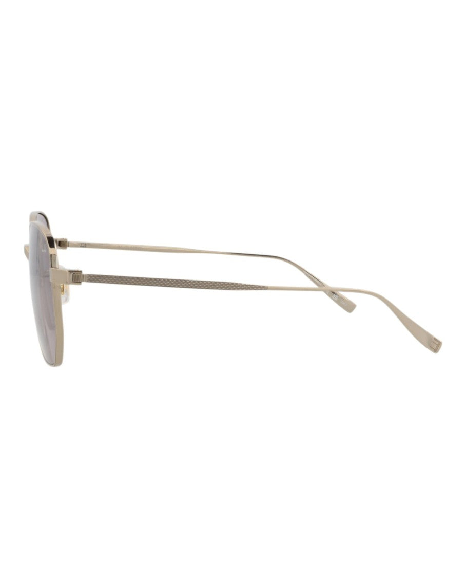 Dunhill Square-Frame Titanium Sunglasses
