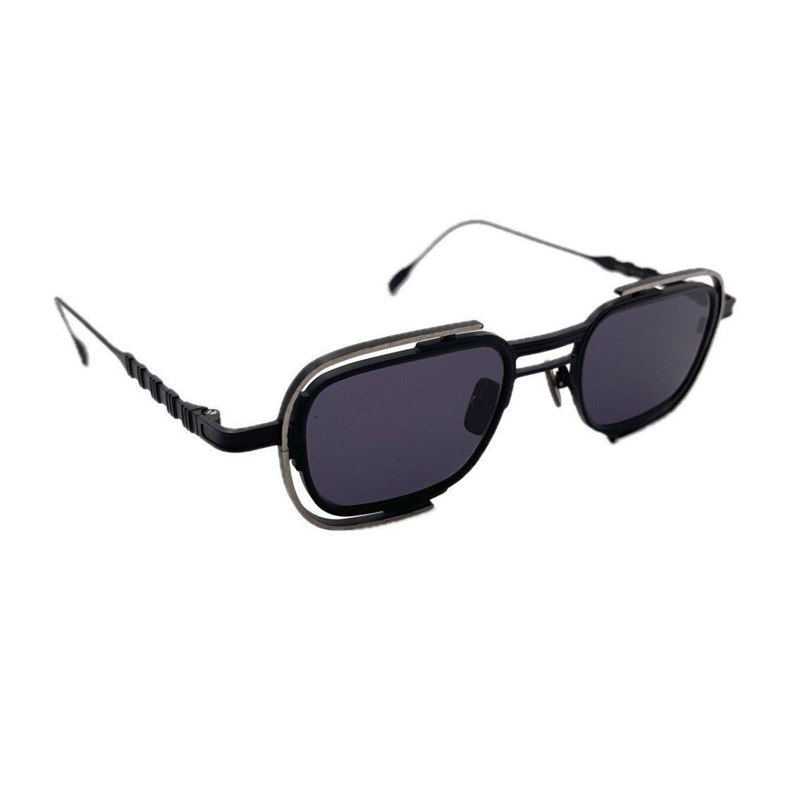 Capote Eyewear 226Ac Rectangular Elongated Double-Structure Titanium Sunglasses