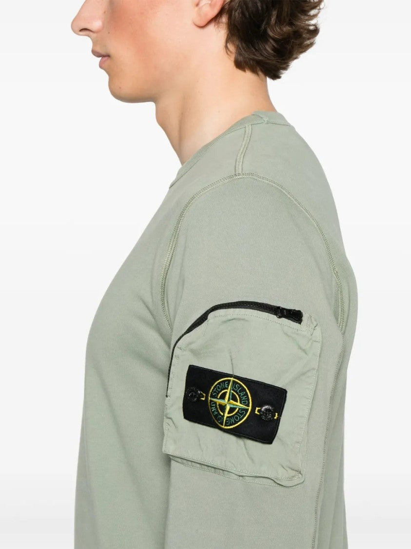Stone Island Detachable-Badge Sweatshirt