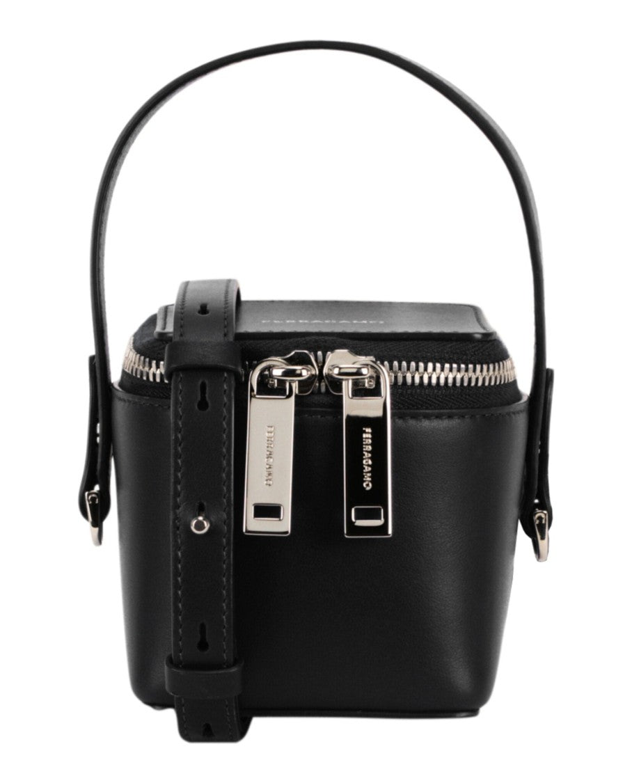 Ferragamo Micro Zip-Around Shoulder Bag