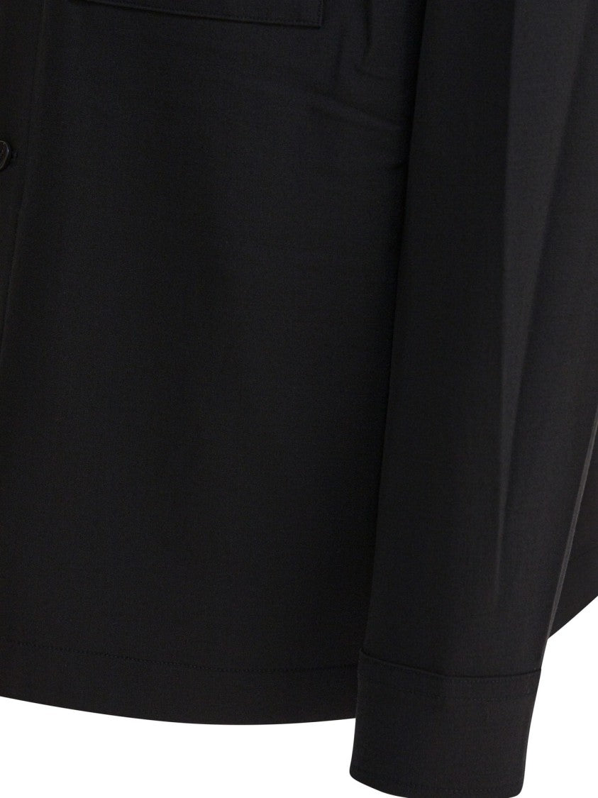 Vince Overshirt Jacket With Classic Collar