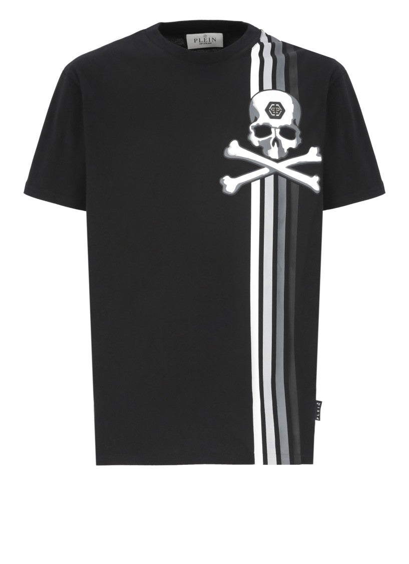 Philipp Plein Black Ss Hexagon T-Shirt