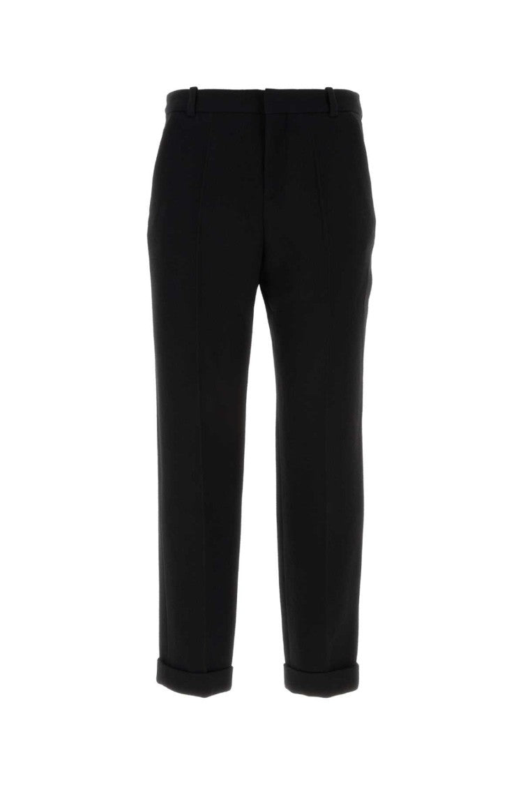 Balmain Black Wool Pant
