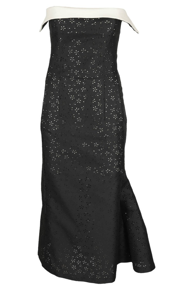 philosophy embroidered dress Di Lorenzo Serafini Black Radzmir Long simple classic wedding dresses Philosophy di Lorenzo Serafini Size:40/(M) 2023 XMAS