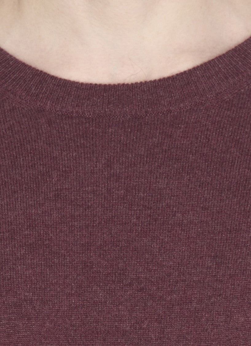 Brunello Cucinelli Burgundy Cashmere Sweater
