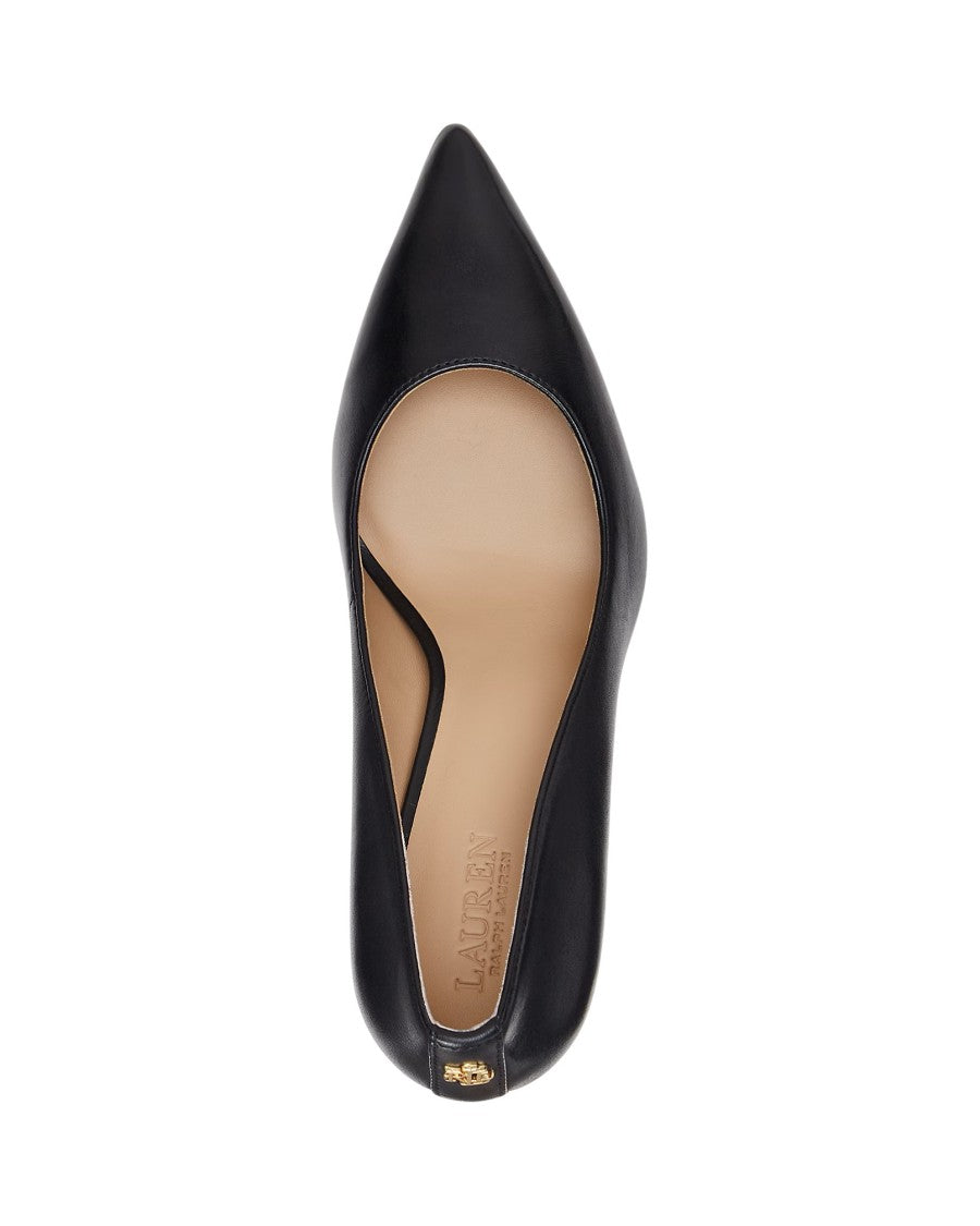 Lauren Ralph Lauren Closed-Toe Leather Pumps With Refined Silhouette
