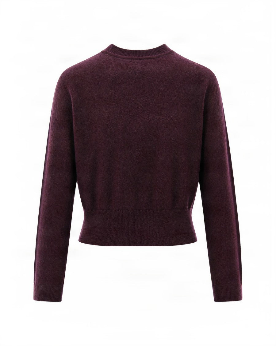 Isabel Marant Étoile Cropped Cardigan With Button Closure And Embroidered Logo