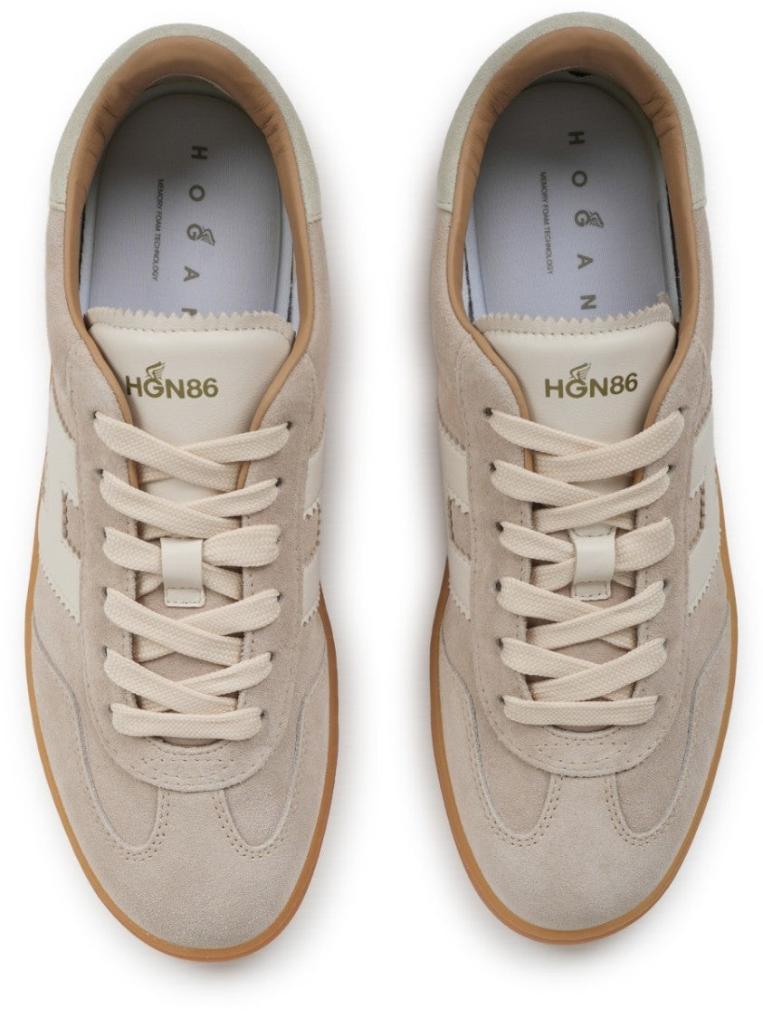 Hogan Cool Low-Profile Logo Calfskin-Mutton Sneakers
