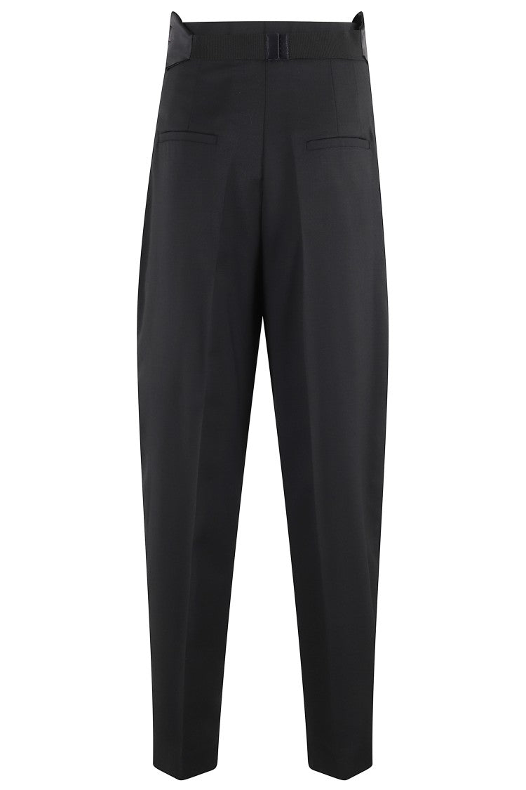 Erika Cavallini Pleated Balloon Pants With Satin Waistband