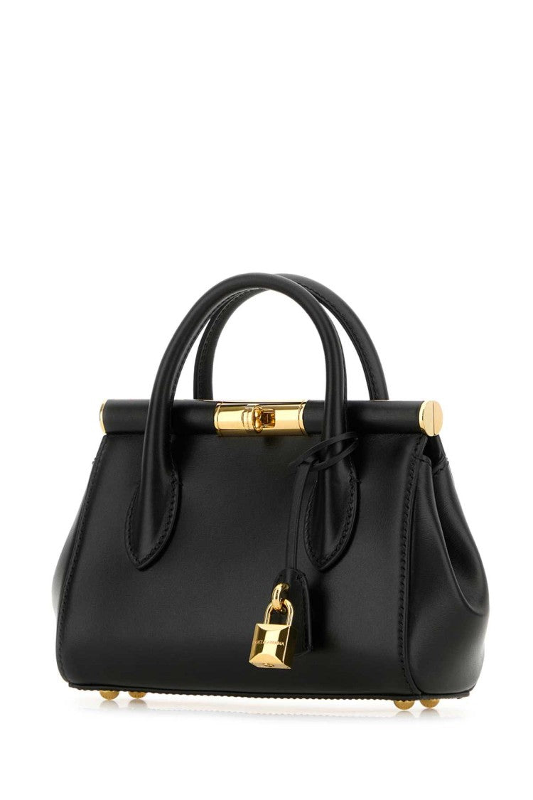 Dolce & Gabbana Black Leather Marlene Handbag