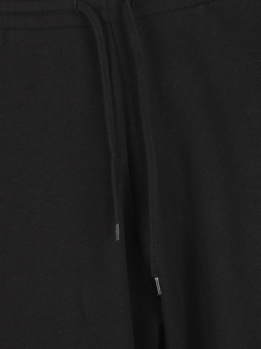 Balenciaga Baggy Black Sweatpants With Adjustable Waistband And Side Pockets