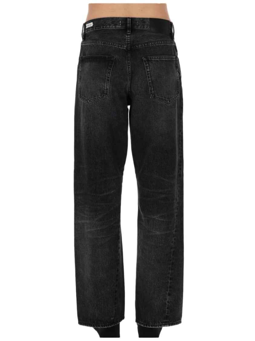 Sunflower Wide Twist Wide-Leg Five-Pocket Jeans