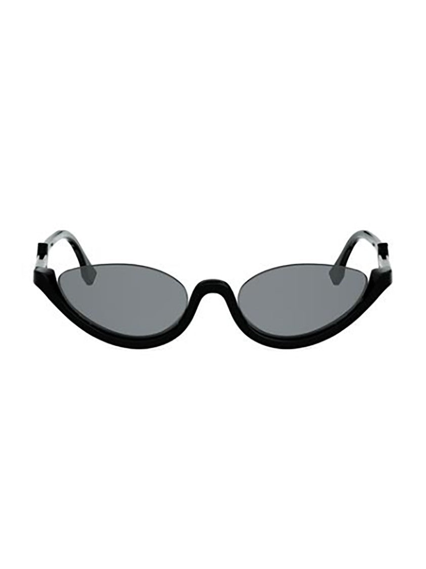 Fendi Fe40178u Narrow Cat-Eye Cutout Sunglasses