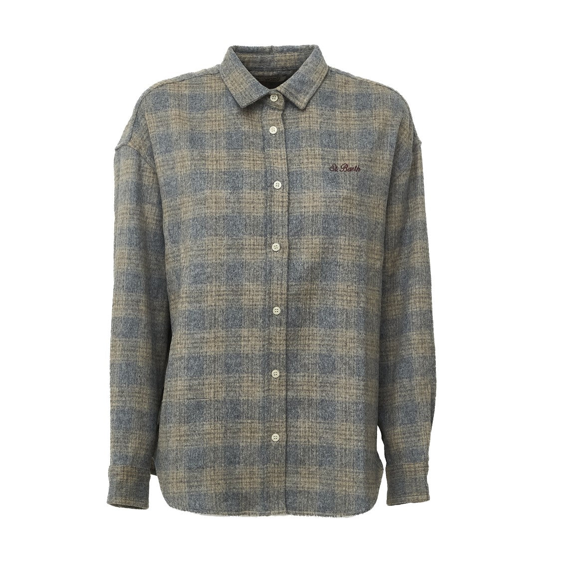 Mc2 Saint Barth Lully Tartan Flannel Overshirt