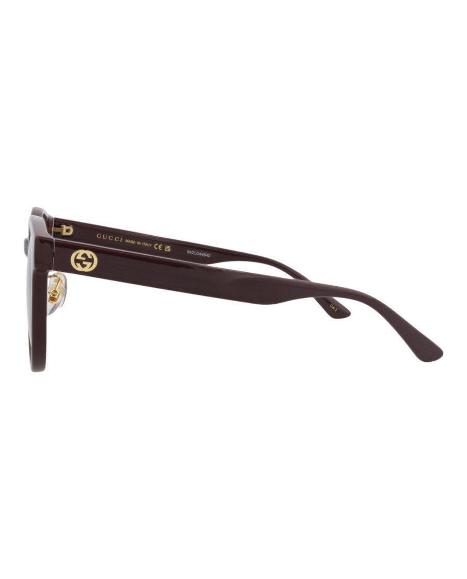 Gucci Round-Frame Injection Sunglasses