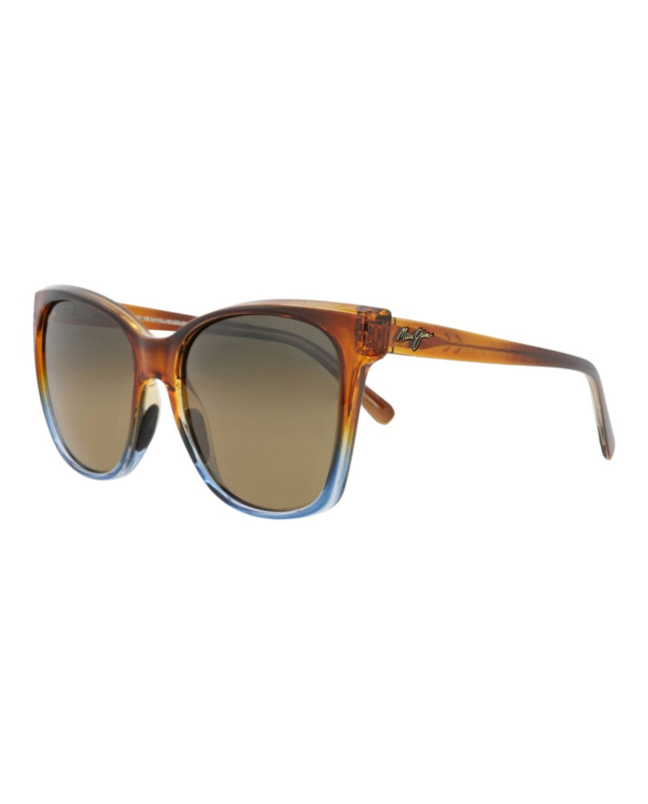 Maui Jim Square-Frame Injected Sunglasses