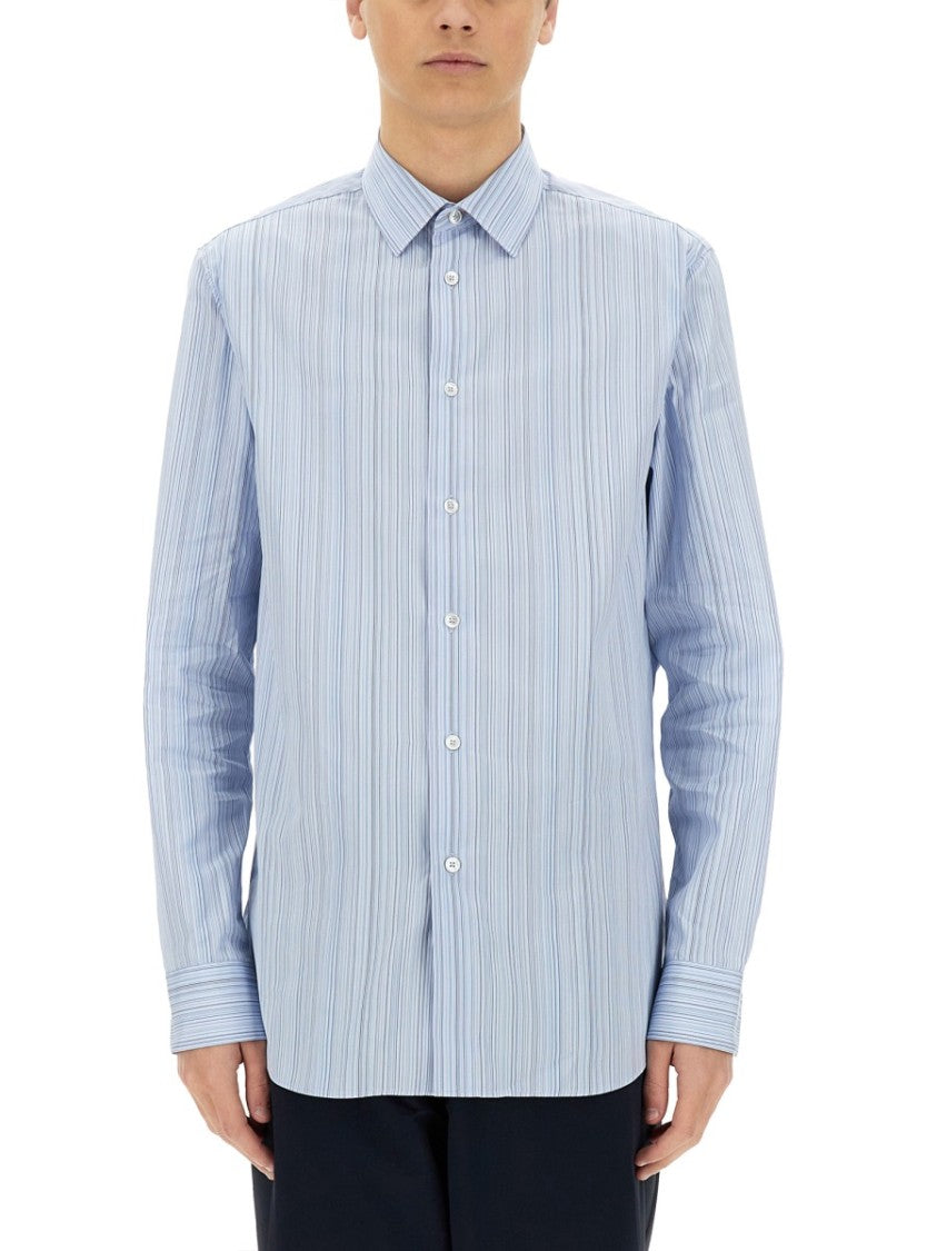 Paul Smith Vertical Stripe Cotton Shirt