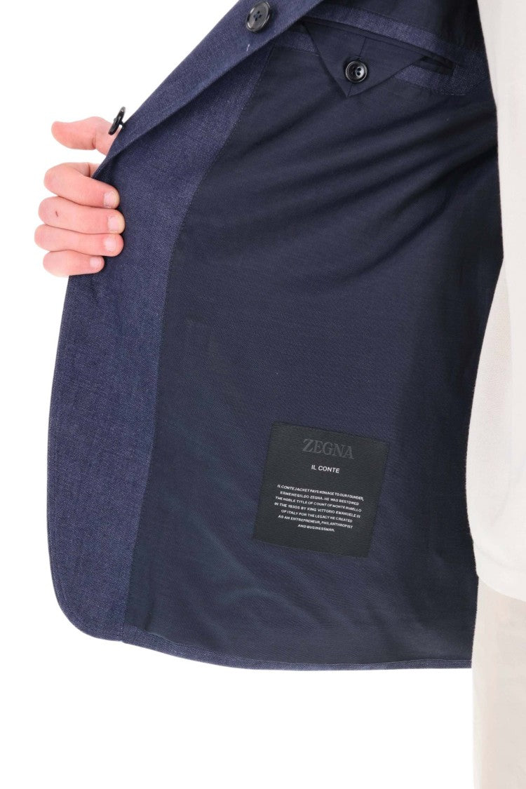 Zegna Il Conte Unstructured Linen Chore Jacket