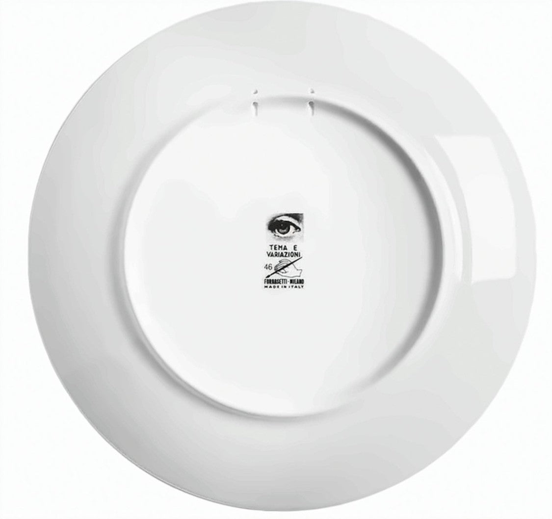 Fornasetti Tema E Variazioni Porcelain Plate