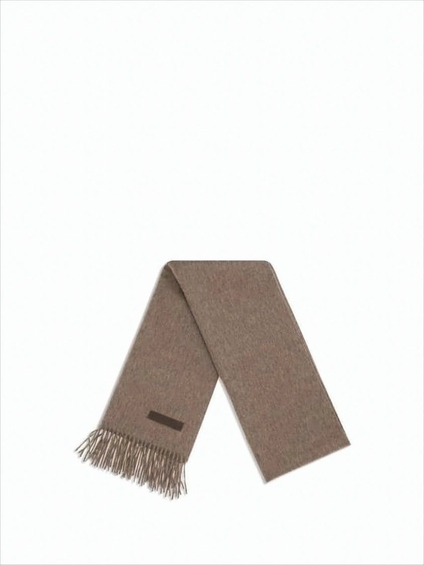 Ermenegildo Zegna Finely Woven Cashmere Scarf With Subtle Fringing