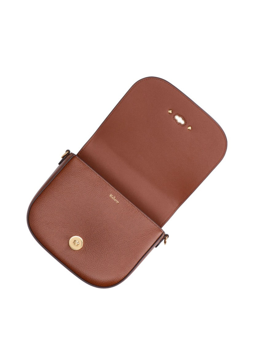 Mulberry Brown Darley Mini Postmans Lock Bag