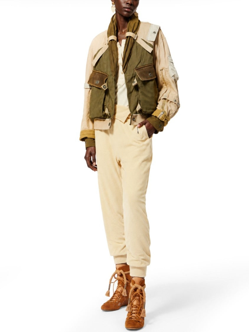 Isabel Marant Julissa Cropped Utilitarian Panels Jacket