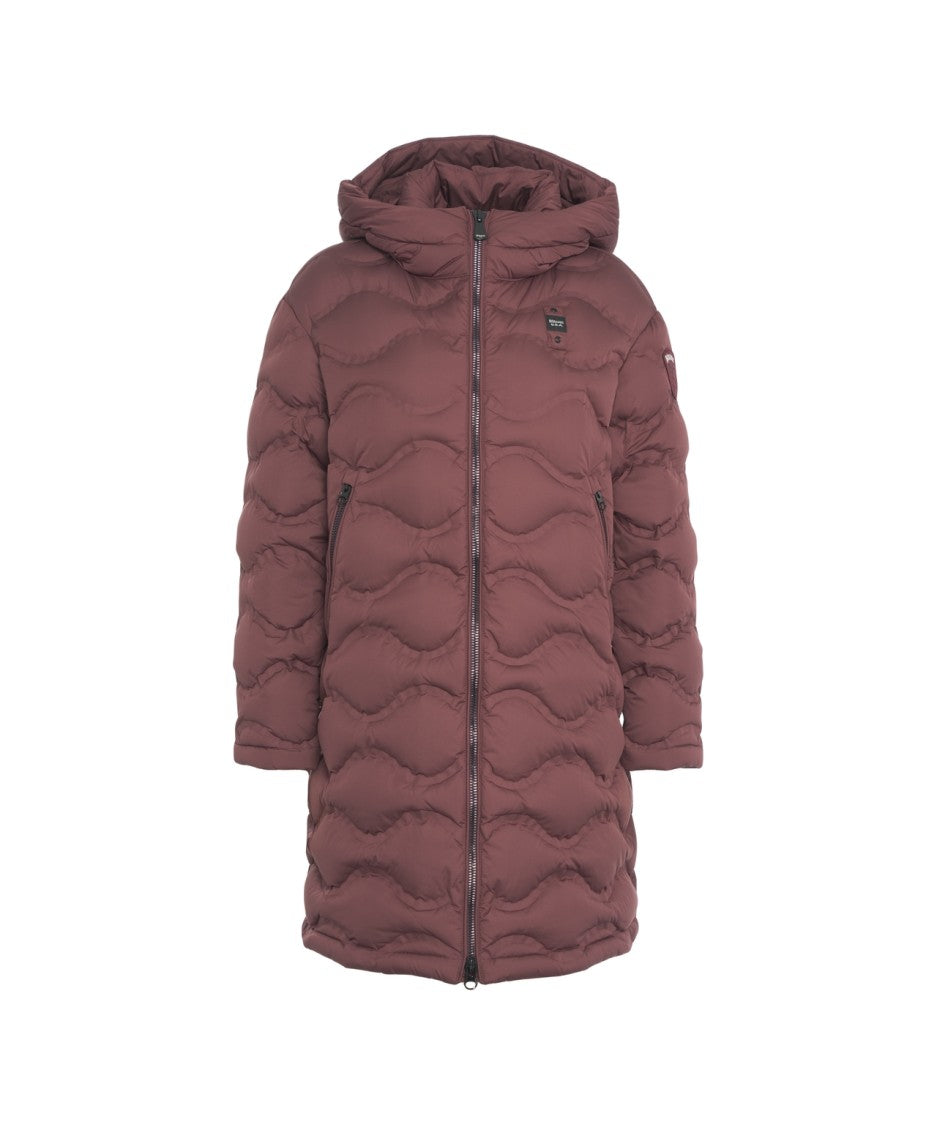 Blauer Long Quilted Down Jacket