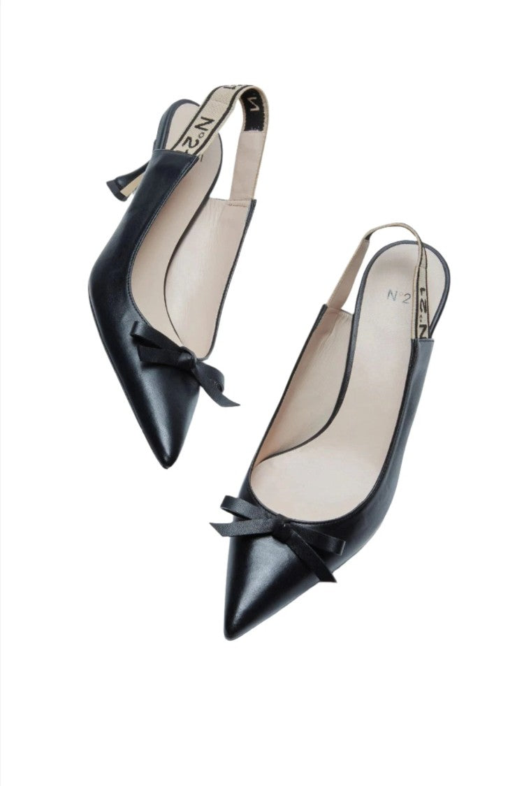 N°21 Leather Slingback Pumps