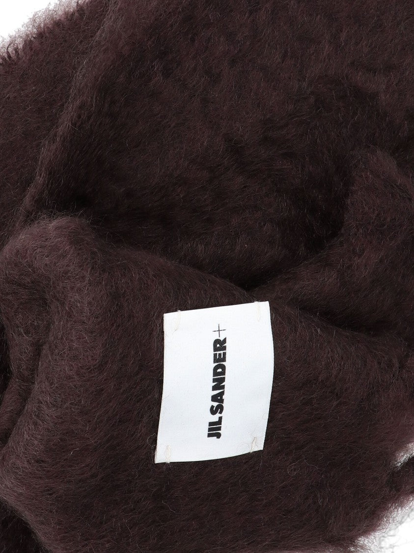 Jil Sander Mohair-Blend Scarf – Brown