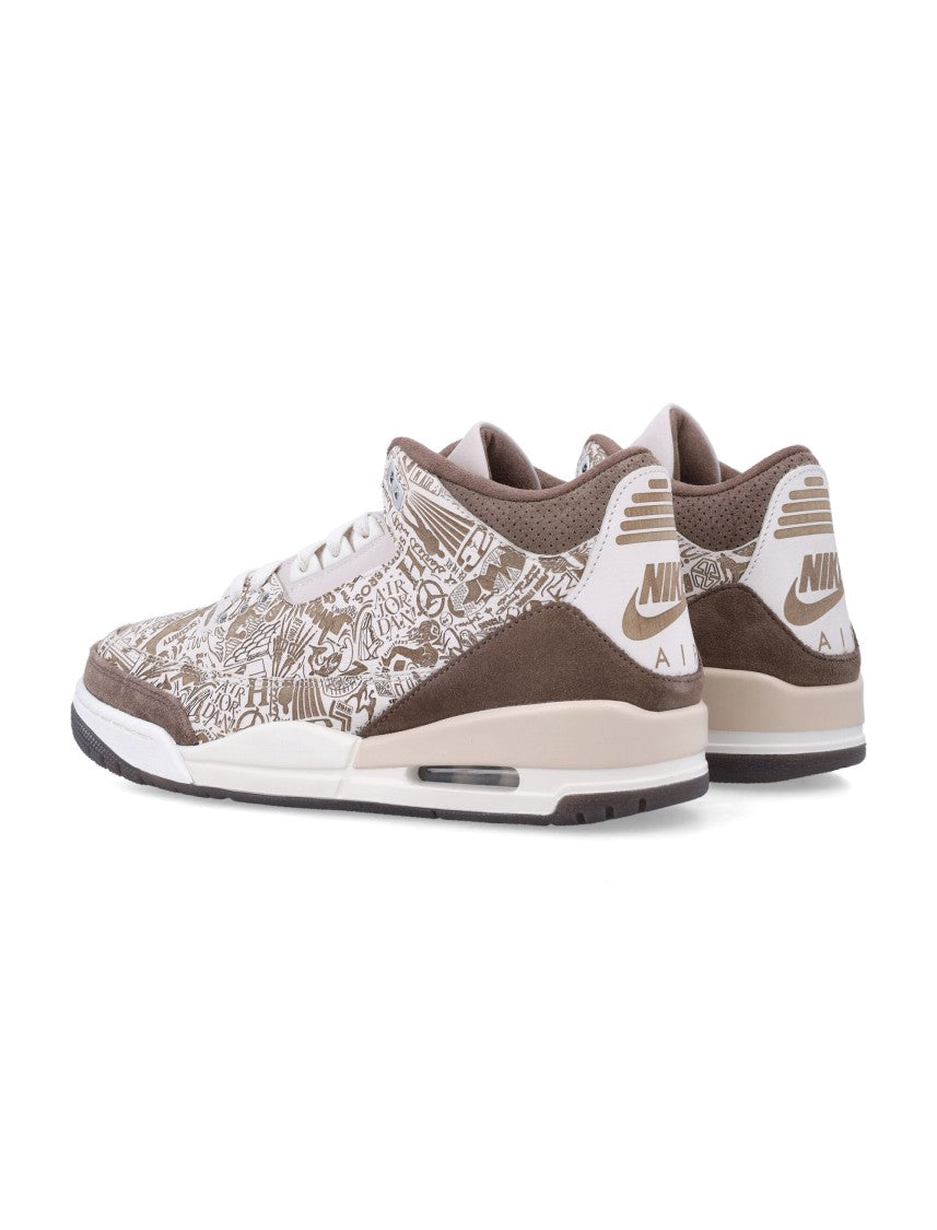 Nike Air Jordan 3 Laser Premium Leather Sneakers