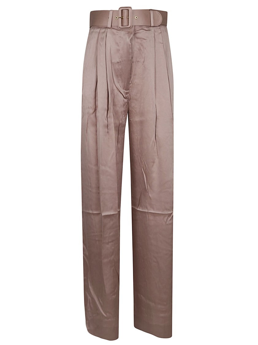 Zimmermann Silk Tuck Trousers