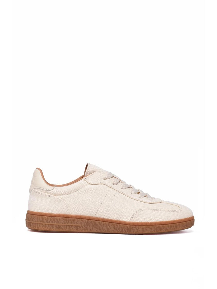 Mm By Max Mara White Minimalist Canvas Sneakers