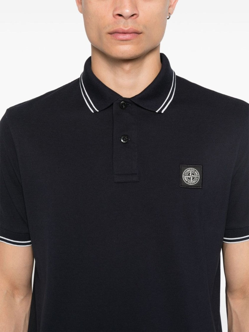 Stone Island Classic Polo Shirt With Iconic Logo
