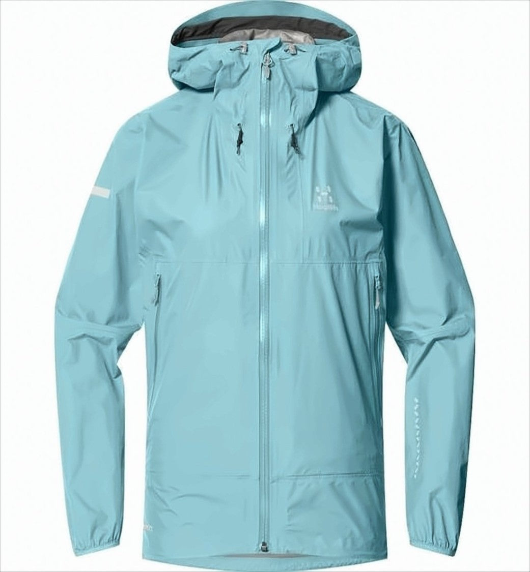 Haglöfs Streamlined Blue Active Jacket With Adjustable Hood