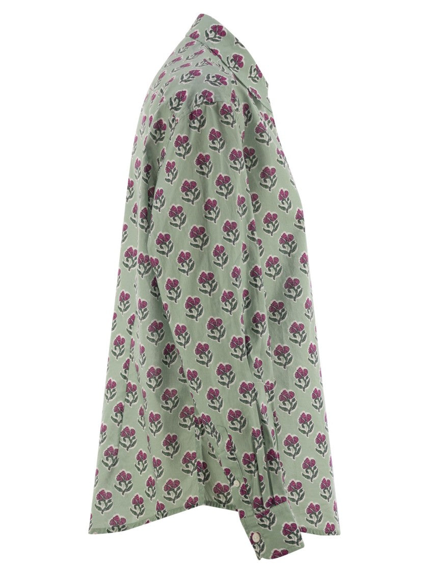 Mc2 Saint Barth Meredith - Cotton Shirt With Pattern