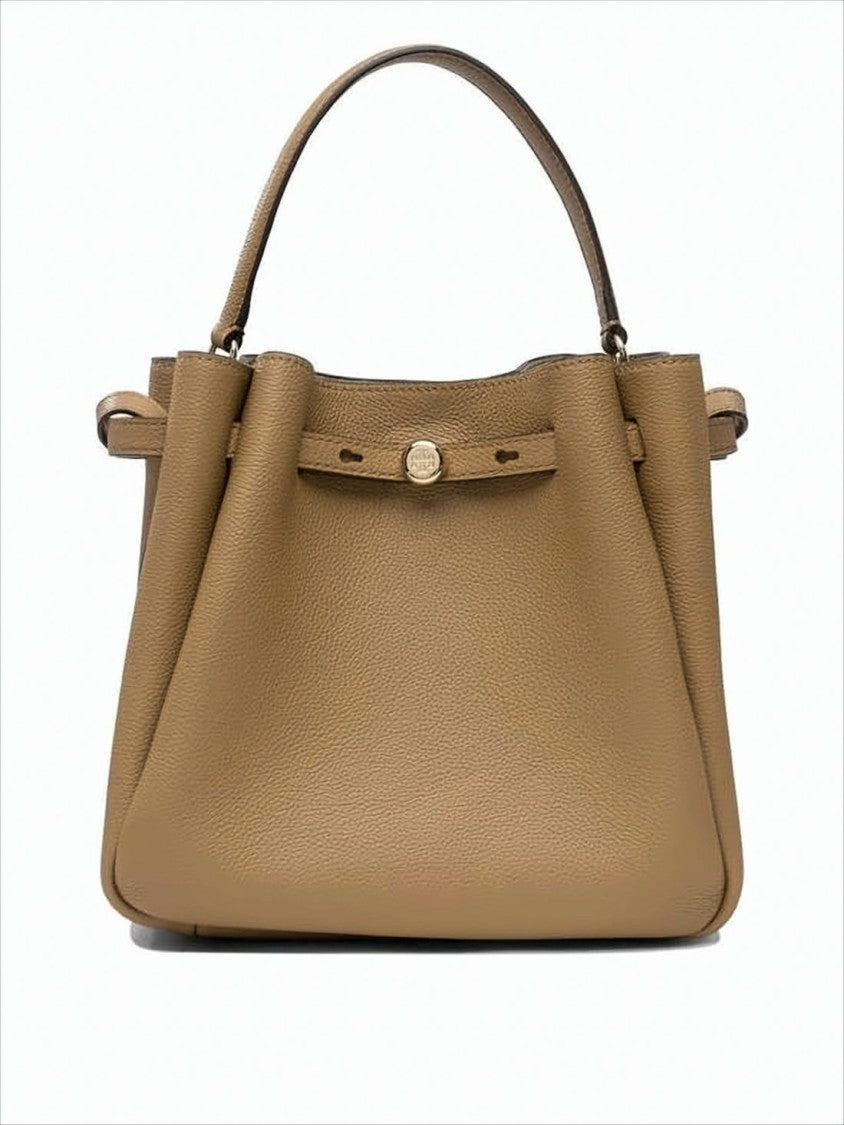 Tory Burch Textured Cowhide Leather Crossbody Bag With Gold-Tone Detail