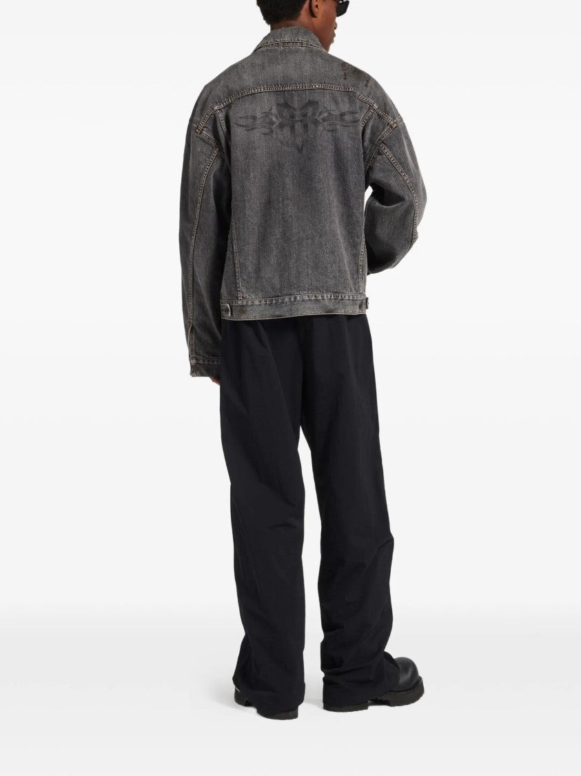 Balenciaga Black Technical Track Loose-Fit Pants