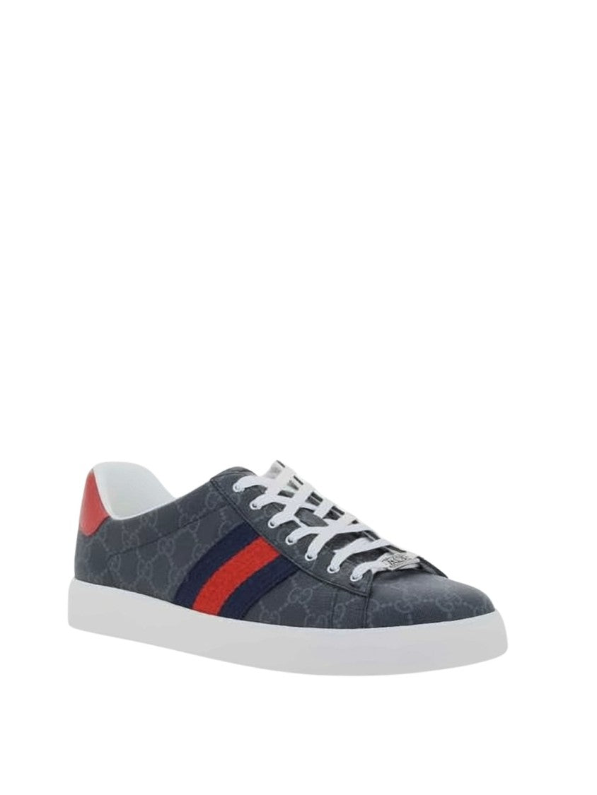 Gucci Low-Top Canvas Sneakers With Monogram Pattern