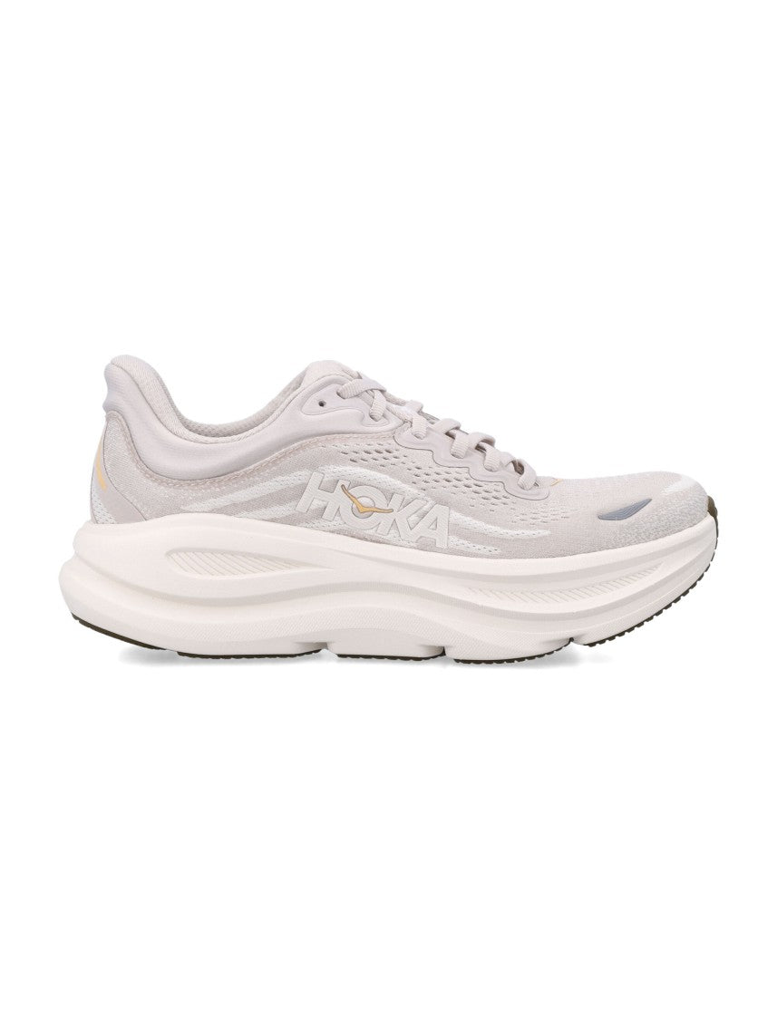 Hoka Reflective Bondi 9 Mesh Low-Top Sneakers