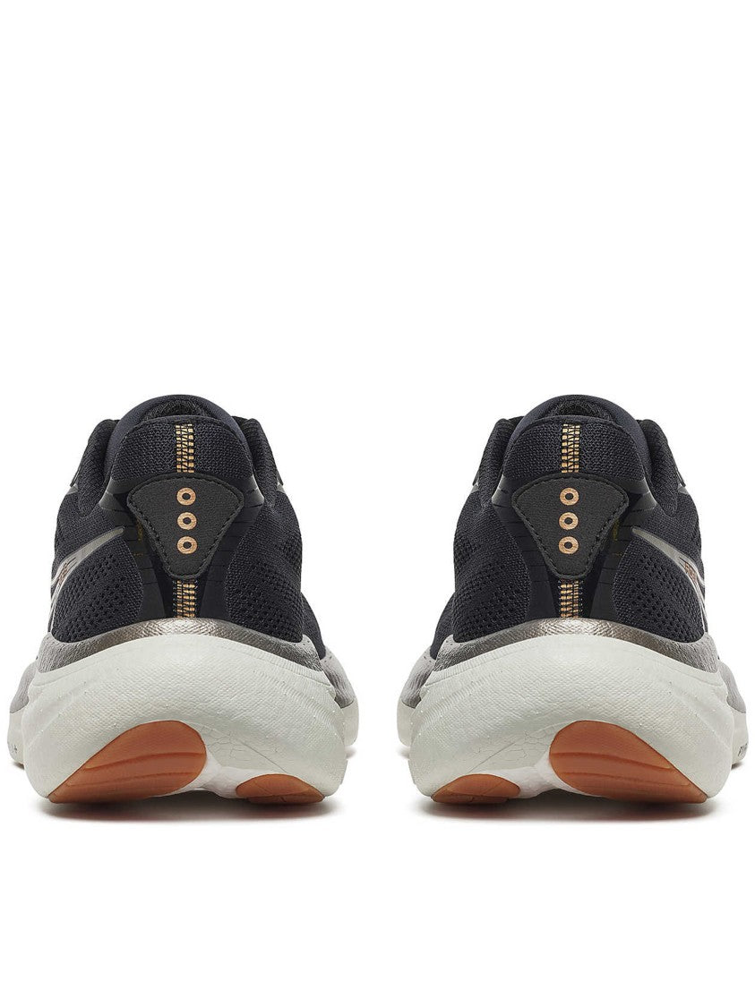 Saucony Black Ride 19 Wave-Inspired Running Sneakers