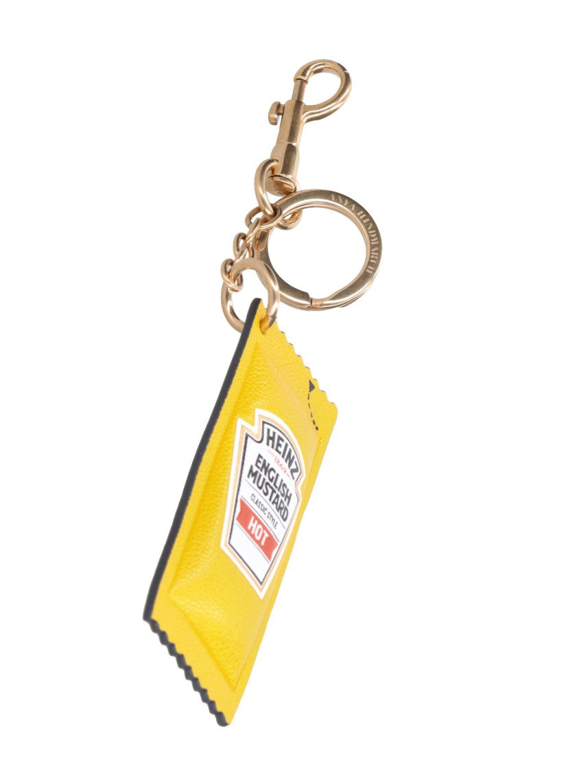 Anya Hindmarch Yellow Heinz English Mustard Key Charm