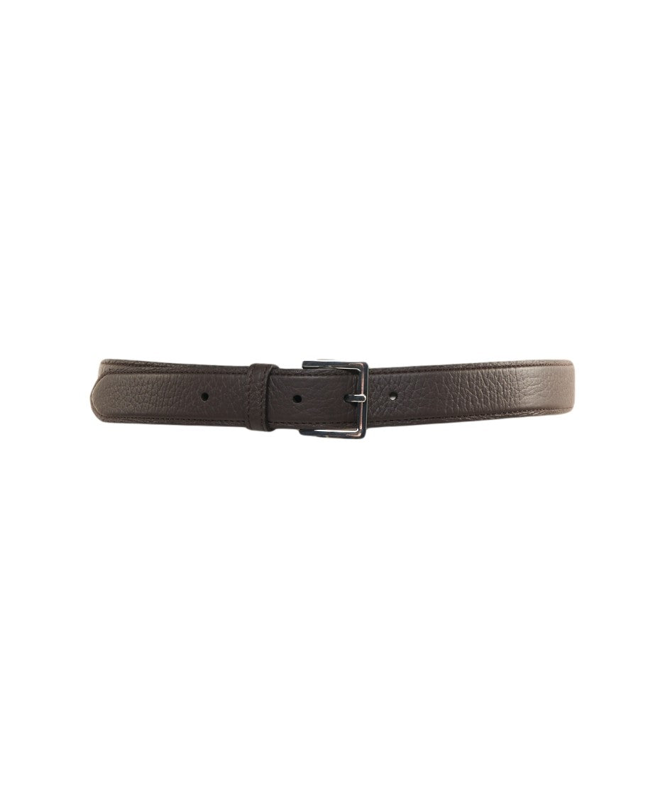 Orciani Hammered Leather Belt