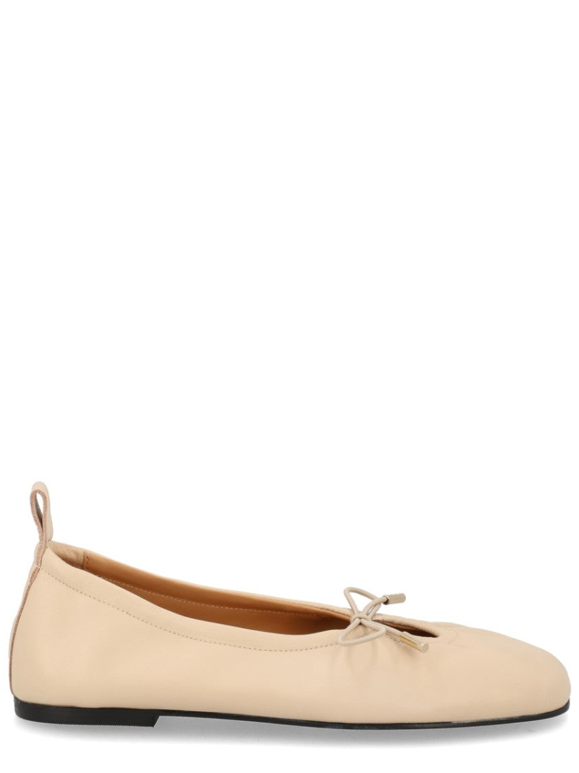Alohas Rosalind Keyhole Cutout Bow Flats