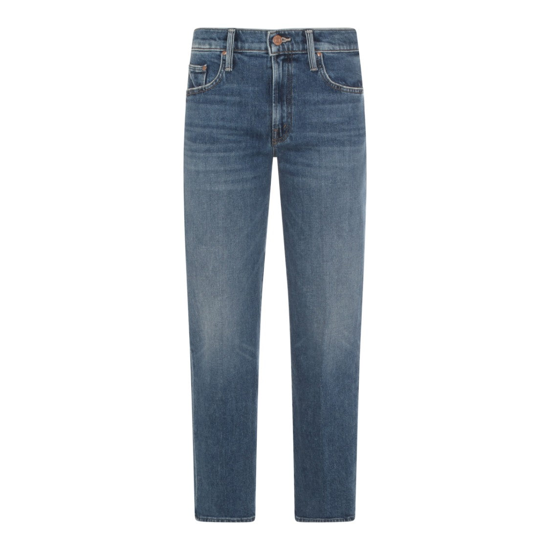 Mother High-Waisted Straight-Leg Jeans