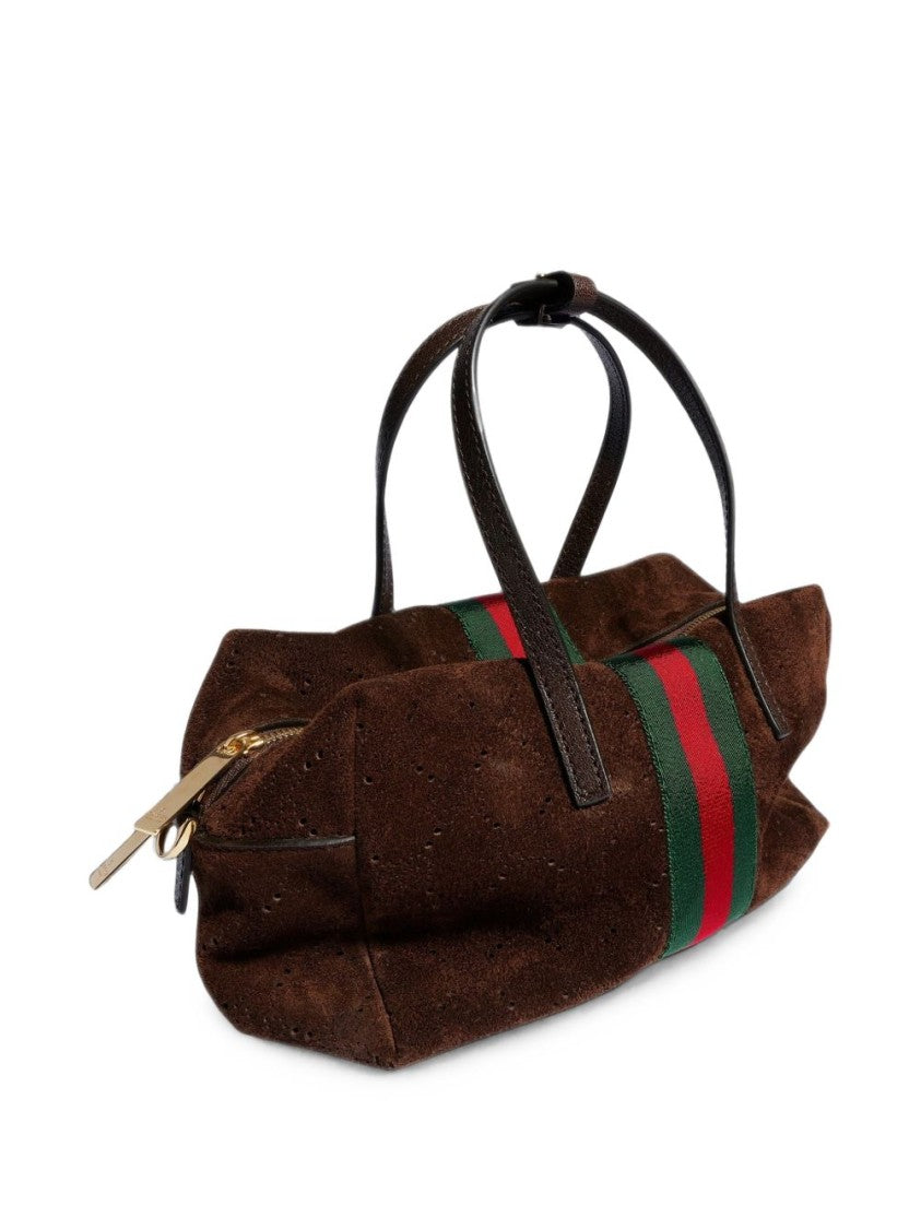 Gucci Textured Calfskin Handbag