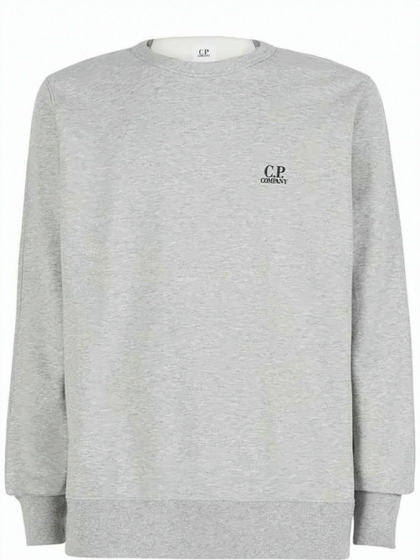 C.P. Company Minimalist Long-Sleeve Crewneck Shirt With Subtle Logo