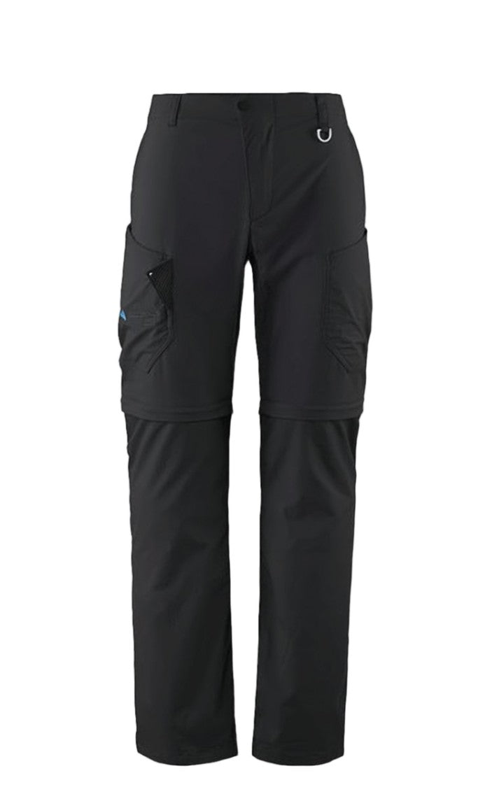Klattermusen Convertible Black Klattermusen Shorts With Zip-Off Design