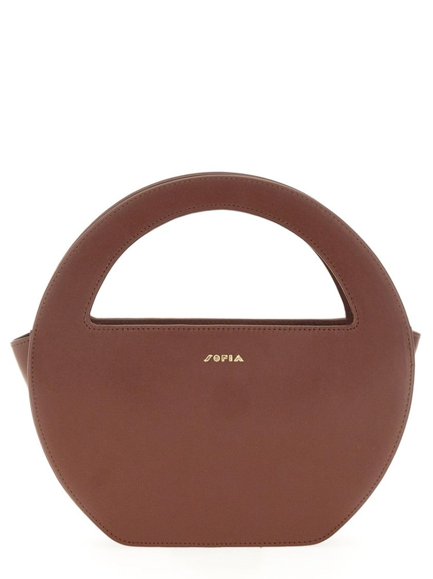 Sofia Black Mini Edda Calf Leather Shoulder Bag